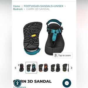 Bedrock Cairn 3D PRO II adventure sandals in teal